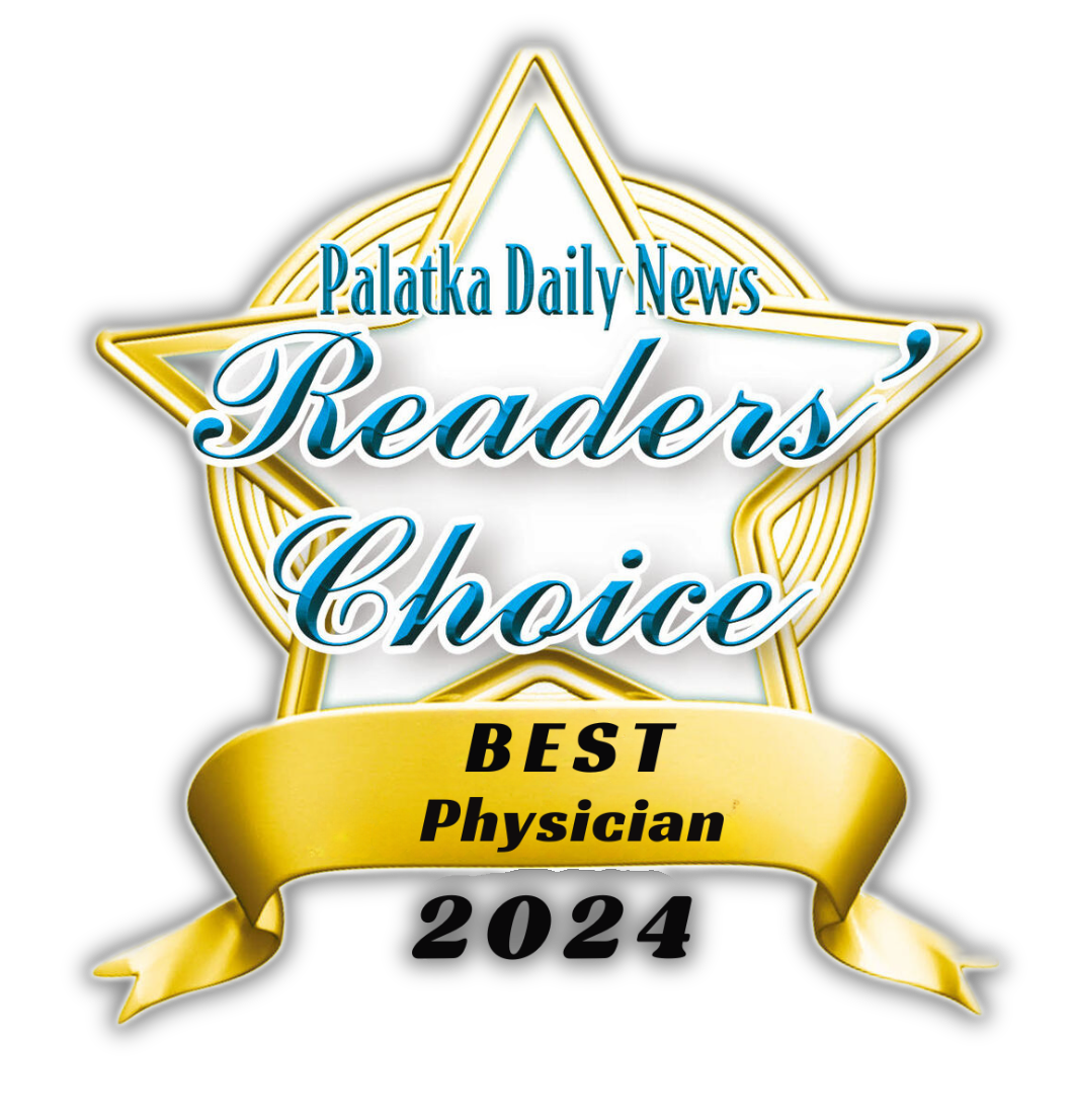 2024 best Physician of Palatka daily news readers' choice